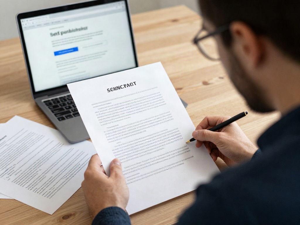 Welche Verträge sollte man bei Selfpublishing-Dienstleistern genau prüfen?